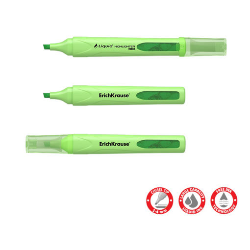 Picture of ERICHKRAUSE HIGHLIGHTER LIQUID VISIOLINE V-14 PASTEL GREEN